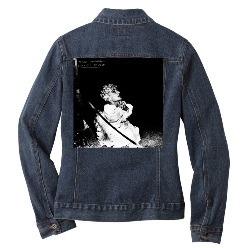 Deerhunter   Halcyon Digest Ladies Denim Jacket by guguafoulla0 | Artistshot