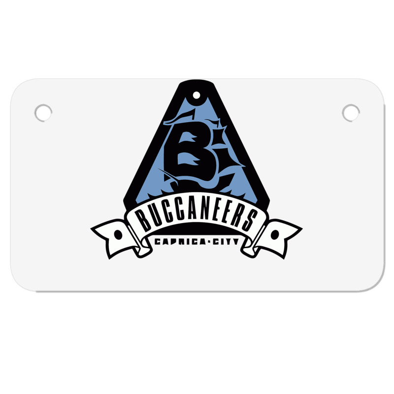 Caprica City Buccaneers Motorcycle License Plate | Artistshot