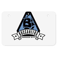 Caprica City Buccaneers Atv License Plate | Artistshot