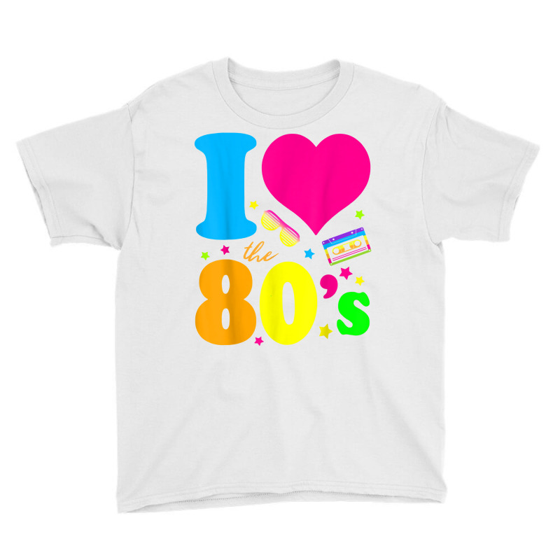 I Love The 80's T Shirt 80's 90's Costume Party Te Youth Tee | Artistshot