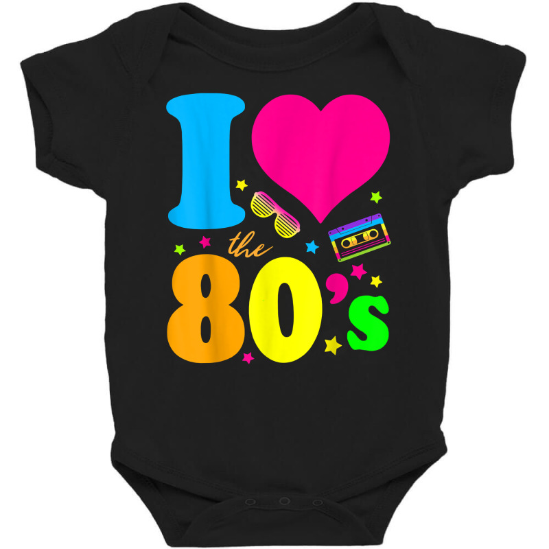 I Love The 80's T Shirt 80's 90's Costume Party Te Baby Bodysuit | Artistshot