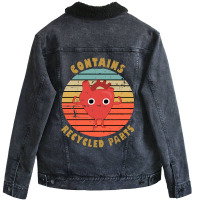 Hot Trend Contains Recycled Parts Heart Transplant Unisex Sherpa-lined Denim Jacket | Artistshot