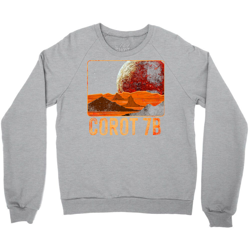 Corot7b Exoplanet Planet Aesthetic Crewneck Sweatshirt | Artistshot