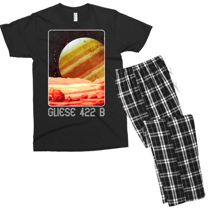 Gliese 422 B Exoplanet Planet Red Men's T-shirt Pajama Set | Artistshot