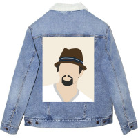 Jason Mraz Vector Art Unisex Sherpa-lined Denim Jacket | Artistshot