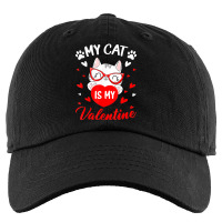 My Cat Is My Valentine Kitten Lover Heart Boys Gir Kids Cap | Artistshot