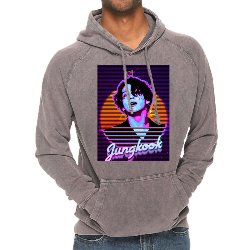 Jungkook Retro Vintage Hoodie | Artistshot