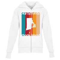 Hot Trend Cranston Rhode Island Retro Youth Zipper Hoodie | Artistshot