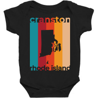 Hot Trend Cranston Rhode Island Retro Baby Bodysuit | Artistshot