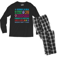 Anti Trump Resist Slogans Men's Long Sleeve Pajama Set | Artistshot