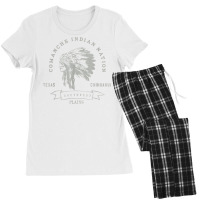 Comanche Native American Indian Pride Chief Respec Women's Pajamas Set | Artistshot