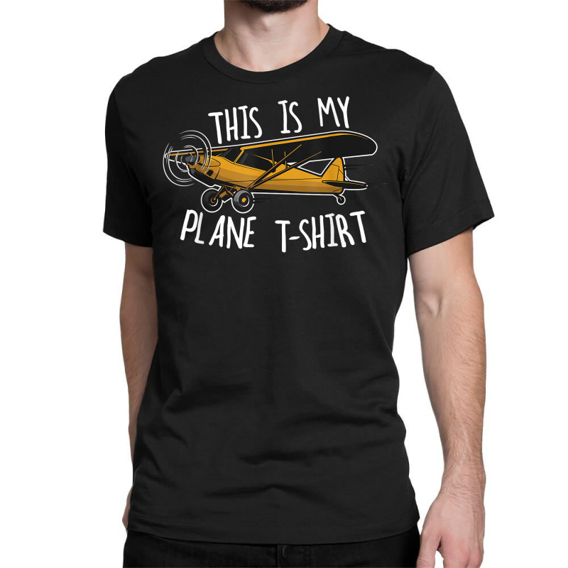 Funny Pilot Tshirt Airplane Tshirt This Is My Plan Classic T-shirt | Artistshot