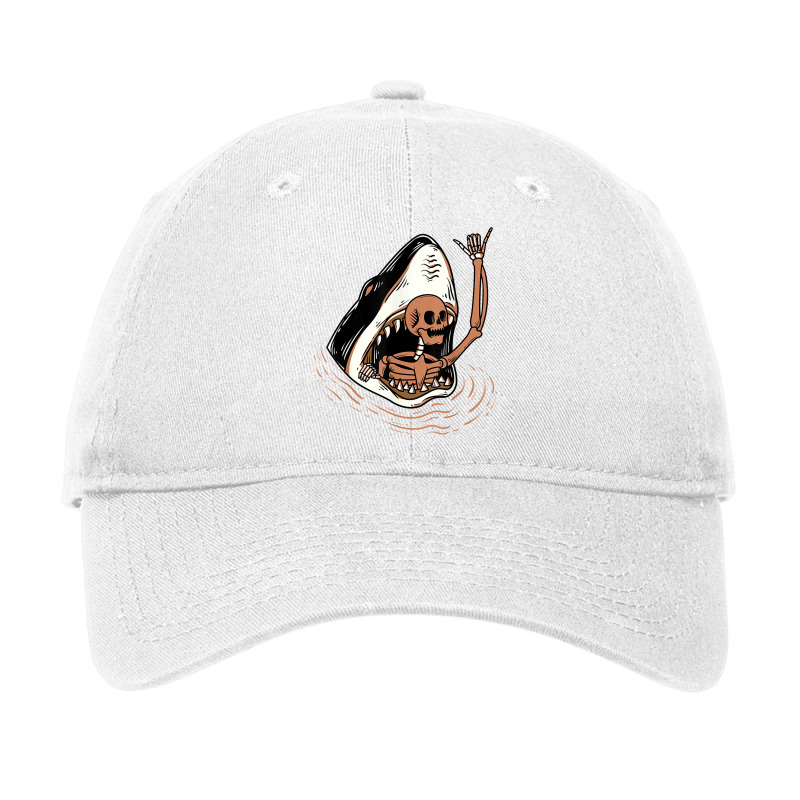 Shark Bite Skeleton Black History Month Blm Melani Adjustable Cap by ardylanda | Artistshot