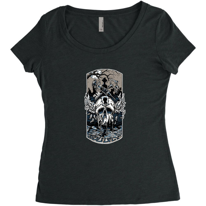 Key And Vaccine Tomb Women's Triblend Scoop T-shirt by ascuyfrentz | Artistshot