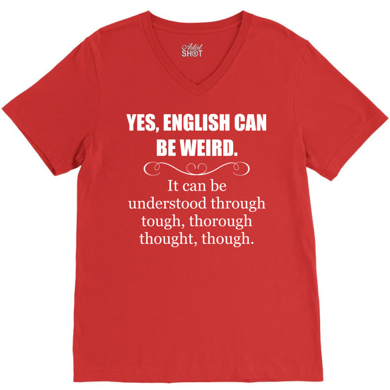 English Teacher Appreciation Gifts   English Can B V-Neck Tee by mccookkenw | Artistshot