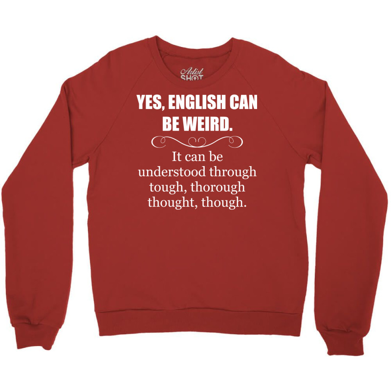 English Teacher Appreciation Gifts   English Can B Crewneck Sweatshirt by mccookkenw | Artistshot