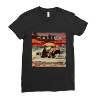 Anderson Paak Malibu Poster Ladies Fitted T-shirt | Artistshot