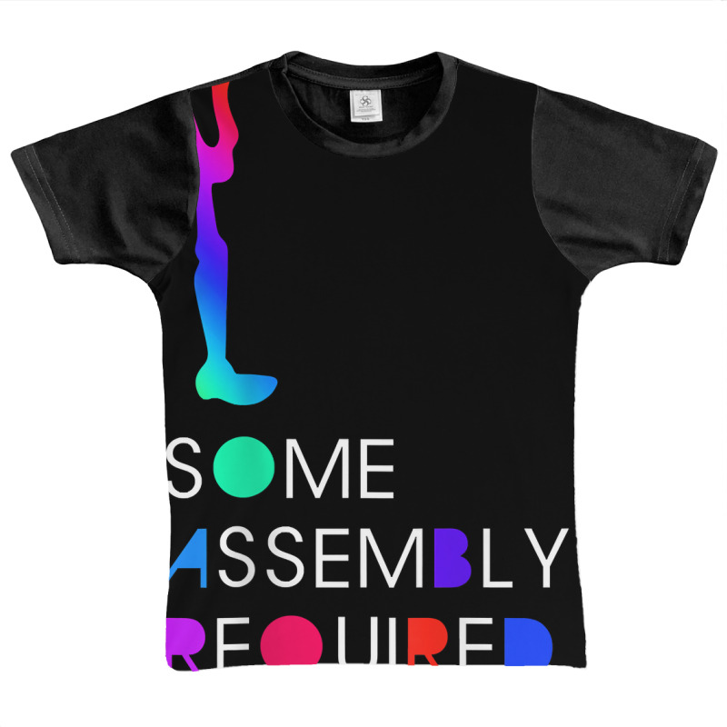 Some Assembly Requirded Leg Amputation Prosthetic Graphic Youth T-shirt by boxleyit | Artistshot