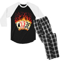 Hot Trend Born In 1998 - Birthday Burning Year Men's 3/4 Sleeve Pajama Set | Artistshot