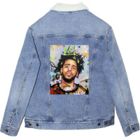 King J Art Unisex Sherpa-lined Denim Jacket | Artistshot