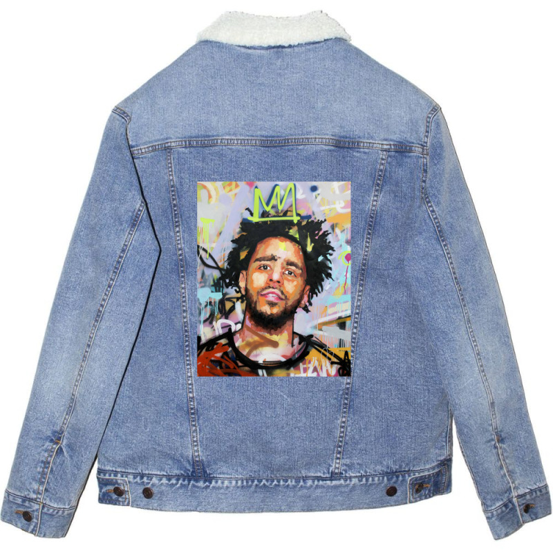 King J Art Unisex Sherpa-Lined Denim Jacket by ascuyfrentz | Artistshot