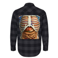 Funny T Shirt With The Inner Organs Of The Human B Flannel Shirt | Artistshot