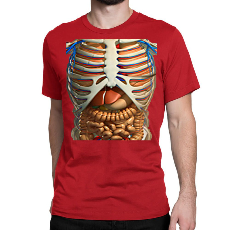 Funny T Shirt With The Inner Organs Of The Human B Classic T-shirt by heinchapaj | Artistshot