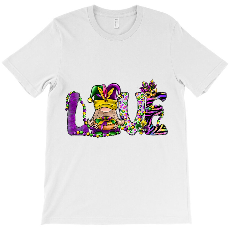 Gnome Love Mardi Gras King Cake Fat Tuesday New Or T-shirt | Artistshot