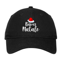 Buon Natale And Tanti Auguri Merry Christmas Italian Holiday Funny Gif Adjustable Cap | Artistshot