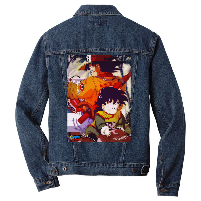 Anime Dragonball Son Goku Men Denim Jacket by fujiogathb | Artistshot