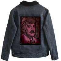 Peter Past Panther Pose Unisex Sherpa-lined Denim Jacket | Artistshot