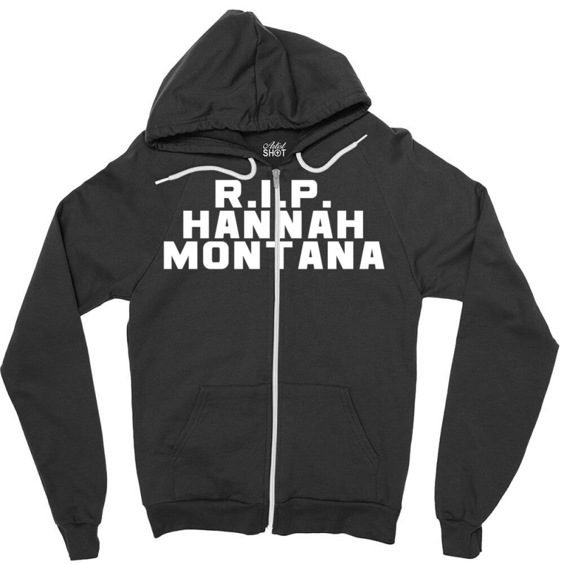 Rip Hannah Montanaessential Zipper Hoodie | Artistshot