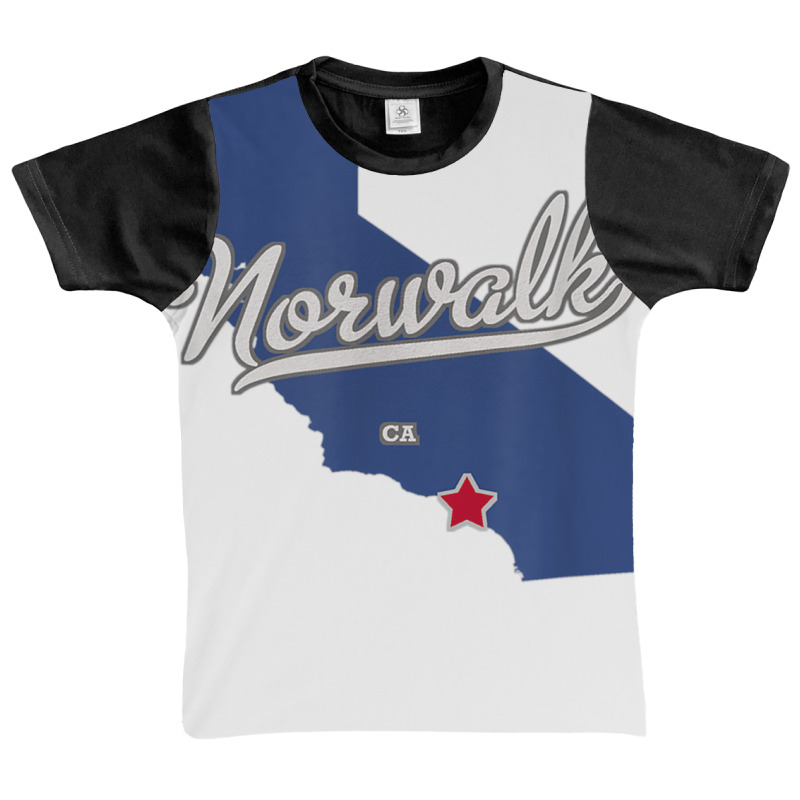 Norwalk California Ca Map T Shirt Graphic Youth T-shirt | Artistshot