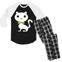 Limited Edition Cute Cat Kitties International Cat Men's 3/4 Sleeve Pajama Set | Artistshot