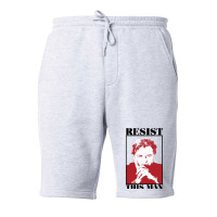 Resist This Man Fleece Short | Artistshot