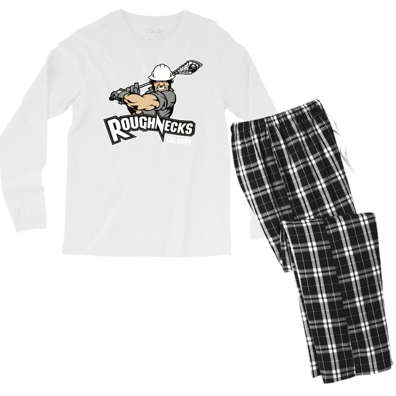 Calgary , Roughnecks, Men's Long Sleeve Pajama Set by viscaro | Artistshot