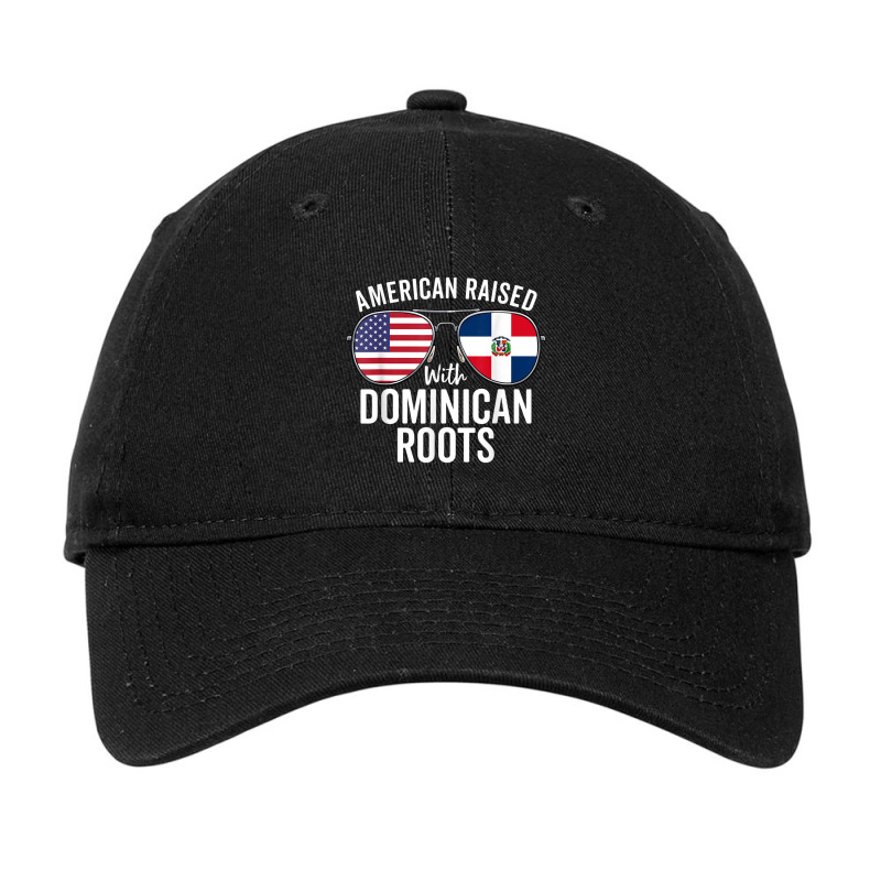 American Raised With Dominican Roots Dominican Rep Adjustable Cap by terrilyn | Artistshot