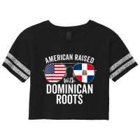 American Raised With Dominican Roots Dominican Rep Scorecard Crop Tee | Artistshot