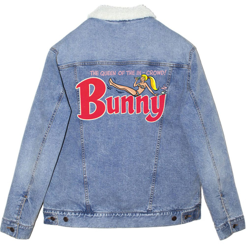 Bunny Unisex Sherpa-Lined Denim Jacket by fujiogathb | Artistshot