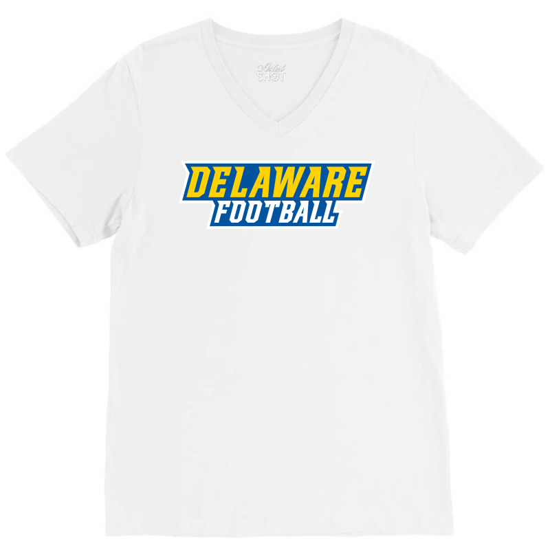 The Delaware Wordmark , V-Neck Tee by viscaro | Artistshot