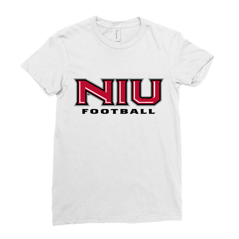 The  Northern Illinois Huskies Football, Wordmark, Ladies Fitted T-Shirt by viscaro | Artistshot