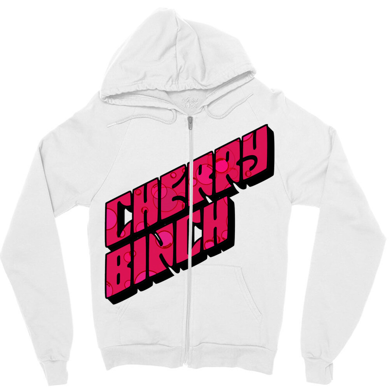 Cherry Binch Zipper Hoodie by fujiogathb | Artistshot