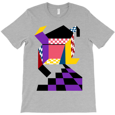 Color Background Unraveling Box T-shirt Designed By Herman Suherman