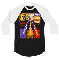 Soda Jerk Bubblegum 3/4 Sleeve Shirt | Artistshot