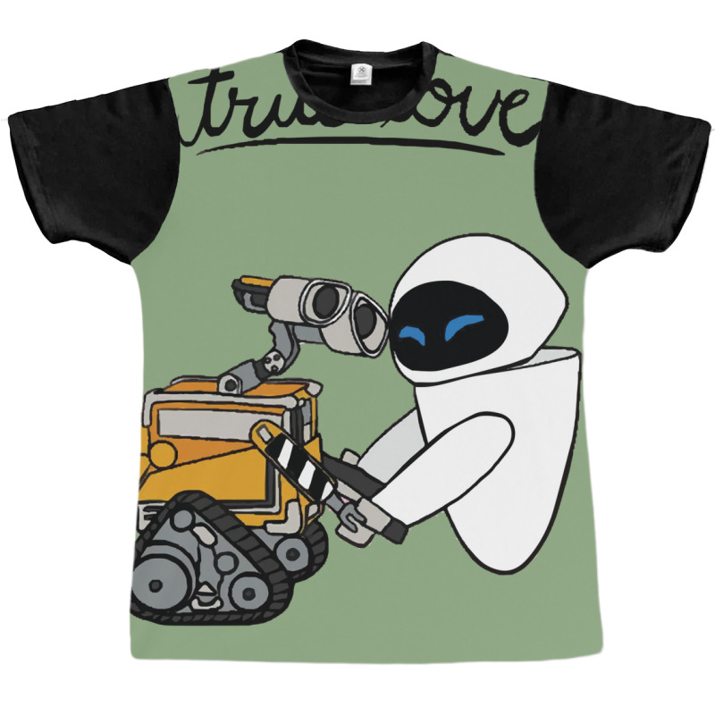 Wall E And Eve   True Love Graphic T-shirt | Artistshot