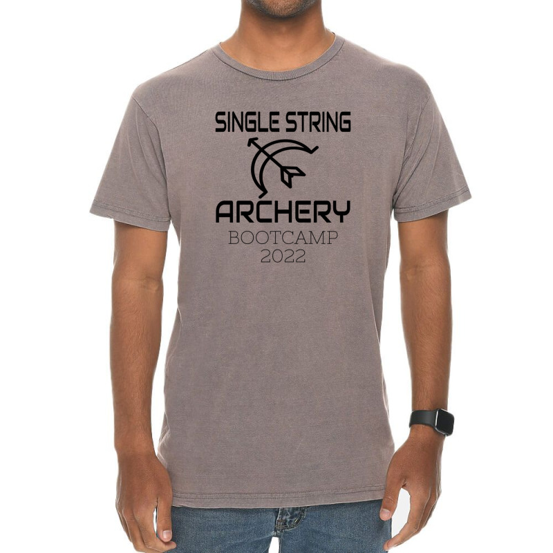 Single String Archery Bootcamp 2022 3 Vintage T-shirt | Artistshot