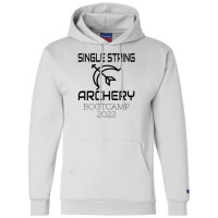 Single String Archery Bootcamp 2022 3 Champion Hoodie | Artistshot