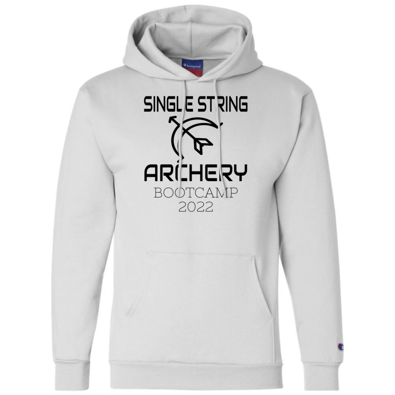 Single String Archery Bootcamp 2022 3 Champion Hoodie | Artistshot