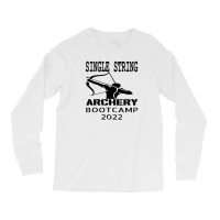 Single String Archery Bootcamp 2022 4 Long Sleeve Shirts | Artistshot