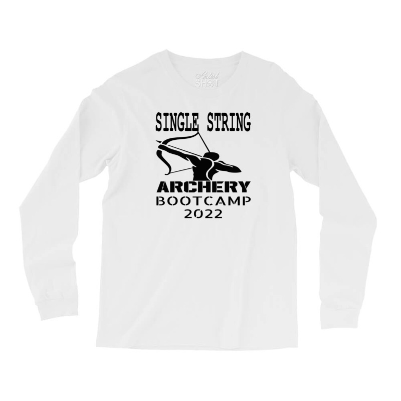 Single String Archery Bootcamp 2022 4 Long Sleeve Shirts | Artistshot